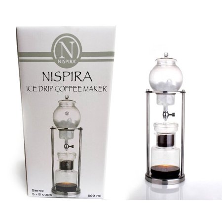 0799665770020 - NISPIRA LUXURY ICE COLD BREW COFFEE MAKER IN STAINLESS STEEL