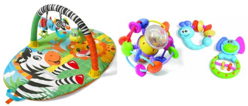 0799666267116 - INFANTINO EXPLORE & STORE ACTIVITY GYM WITH ACTIVITY TOY SET, JUNGLE BUDDY