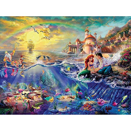 0799783386486 - CEACO THOMAS KINKADE THE DISNEY DREAMS COLLECTION THE LITTLE MERMAID 750 PC. JIGSAW PUZZLE