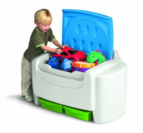 0799783752090 - LITTLE TIKES BRIGHT 'N BOLD TOY CHEST - GREEN/BLUE