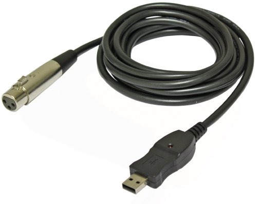 0799804316522 - BESPECO USB MICROPHONE 6-FEET INTERFACE CABLE WITH BUILT-IN SOUND CARD