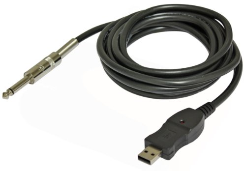 0799804316539 - BESPECO USB GUITAR AND INSTRUMENT INTERFACE 6-FEET CABLE WITH BUILT-IN SOUND CAR