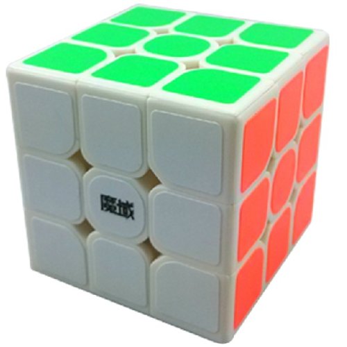 0799804586437 - YJ MOYU DIANMA 3X3X3 SPEED CUBE PUZZLE SMOOTH SMALL WHITE