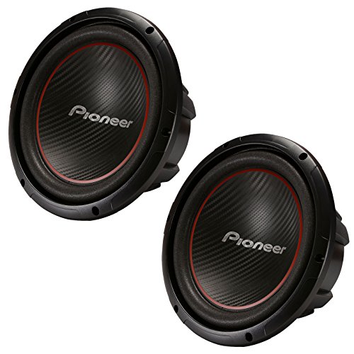 0799861388418 - 2 X PIONEER TS-W304R 12 SINGLE 4 OHM CAR AUDIO SUBWOOFER SYSTEM 2600W STEREO PA