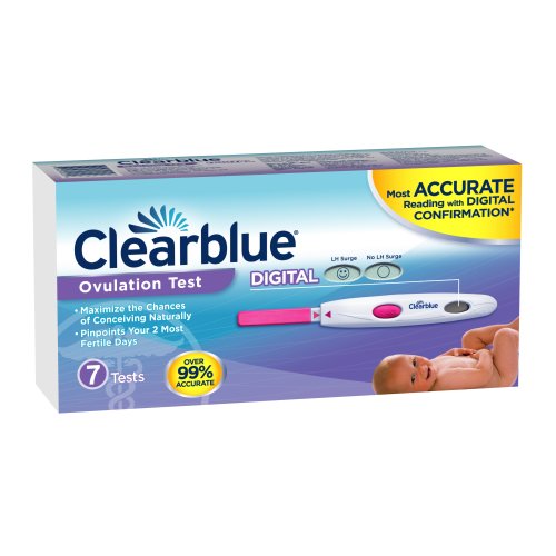 0799891826058 - CLEARBLUE EASY DIGITAL OVULATION TEST, 7 COUNT (PACKAGING MAY VARY)