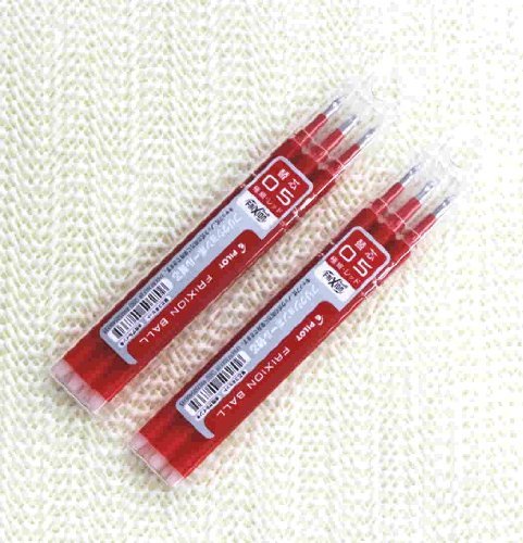 0799916044979 - PILOT FRIXION GEL INK PEN REFILL-0.5MM-RED-PACK OF 3X2PACK VALUE SET BY PILOT