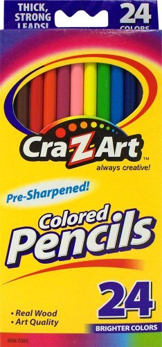 0799916075331 - CRA-Z-ART COLORED PENCILS, 24 COUNT BY CRA-Z-ART