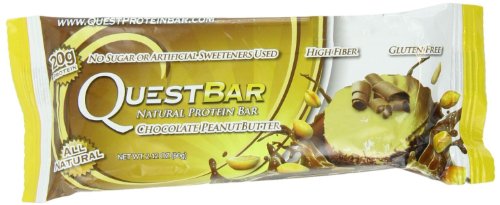 0799997842532 - QUEST NUTRITION PROTEIN BARS, CHOCOLATE PEANUT BUTTER, 24 COUNT