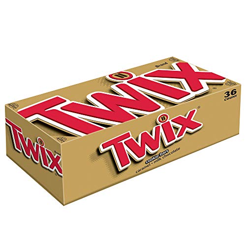 0799999313528 - TWIX FULL SIZE CARAMEL CHOCOLATE COOKIE CANDY BAR, 1.79 OZ, 36-COUNT BOX