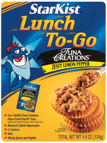 0080000484529 - LUNCH TO-GO TUNA CREATIONS ZESTY LEMON PEPPER POUCHES