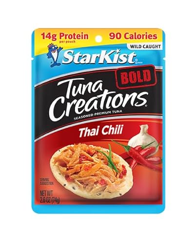 0080000514844 - STARKIST GOURMET SELECTS, THAI STYLE TUNA, SINGLE SERVE 2.6-OUNCE POUCH (PACK OF 12)