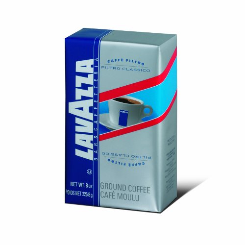 8000070028524 - LAVAZZA CAFE FILTRO CLASSICO - MEDIUM ROAST DRIP COFFEE, 8-OUNCE BRICKS (PACK OF 5)