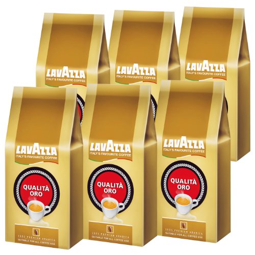 8000070120556 - LAVAZZA QUALITA ORO COFFEE BEANS, 1000G (PACK OF 6, TOTAL 6000G)