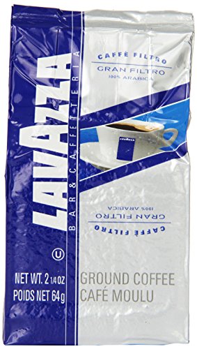 8000070124011 - LAVAZZA GRAN FILTRO GROUND COFFEE, 2.25-OUNCE BAGS (PACK OF 30)