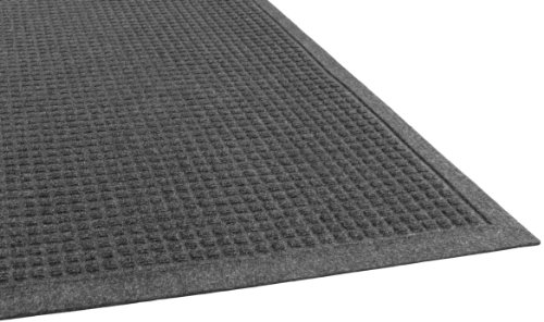 0800011303202 - GUARDIAN ECOGUARD INDOOR WIPER FLOOR MAT, RECYCLED PLASTIC AND RUBBER, 2'X3', CHARCOAL