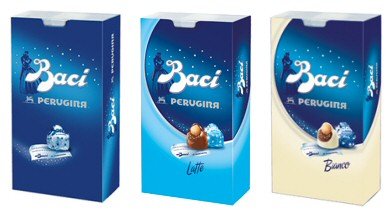 8000300324655 - PERUGINA: BACI SET OF THREE 7.05 OUNCE PACKAGES (CLASSIC, WITH MILK, WHITE: 1 EACH, TOTAL 3 PACKAGES)