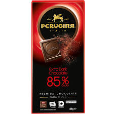 8000300380507 - CHOCOLATE ITALIANO AMARGO 85% CACAU EXTRA PERUGINA PREMIUM CAIXA 86G