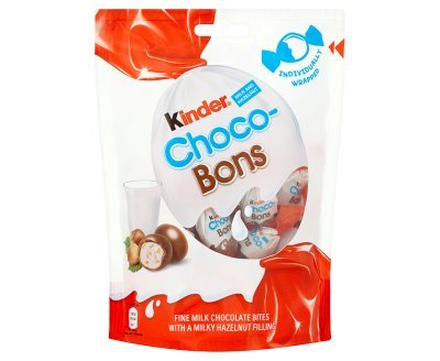 8000500209868 - KINDER CHOCOLATE 6 PACK - BUENO, HAPPY HIPPO, CHOCOBONS, KINDER WITH CEREAL, MINI BARS (CHOCOBONS POUCH 104G)