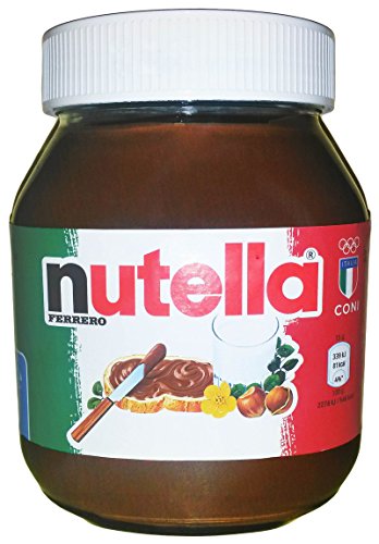 8000590328234 - FERRERO: NUTELLA CHOCOLATE HAZELNUT SPREAD, SPECIAL EDITION WITH ITALIAN FLAG COLOURS * 22.2 OUNCES (630G) JAR