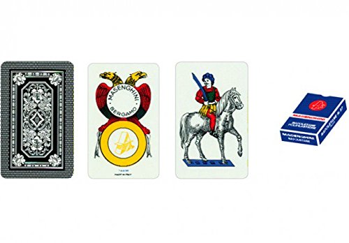 8000831510800 - DAL NEGRO: NAPOLETANE MASENGHINI PLASTICIZED ITALIAN PLAYING CARDS * DECK OF 40 CARDS *