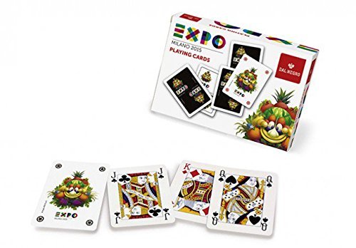 8001097210374 - DAL NEGRO: EXPO 2015 POKER, RUMMY PLAYING CARDS * DECK OF 55 CARDS *