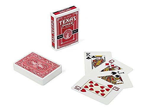 8001097241262 - DAL NEGRO: 24126 -TEXAS POKER MONKEY, ROSSO POKER, RUMMY PLAYING CARDS