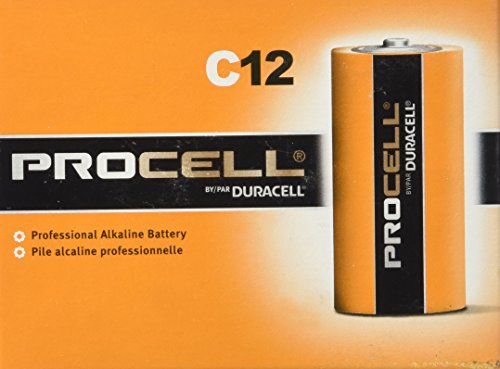 0800187838447 - DURACELL C12 PROCELL PROFESSIONAL ALKALINE BATTERY, 12 COUNT