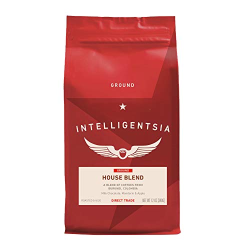 0800222000143 - INTELLIGENTSIA, COFFEE HOUSE BLEND GROUND, 12 OUNCE
