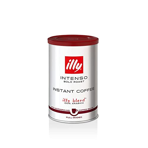 8003753191430 - ILLY INTENSO INSTANT COFFEE, BOLD ROAST, INTENSE, ROBUST AND FULL FLAVORED WITH NOTES OF DEEP COCOA, 100% ARABICA COFFEE, NO PRESERVATIVES, 3.3 OUNCE (PACK OF 1)