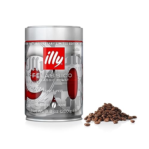 8003753217420 - ILLY CLASSICO WHOLE BEAN COFFEE MEDIUM ROAST 90TH ANNIVERSAY EDITION, 8.8 OUNCE CAN (PACK OF 1)