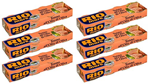 8004030383555 - RIO MARE: SET OF 12 CANS OF TUNA FISH IN OLIVE OIL, YELLOWFIN TUNA QUALITY * PACK OF 12, 80G (2.82OZ) EACH * 960G (33.86OZ) TOTAL *