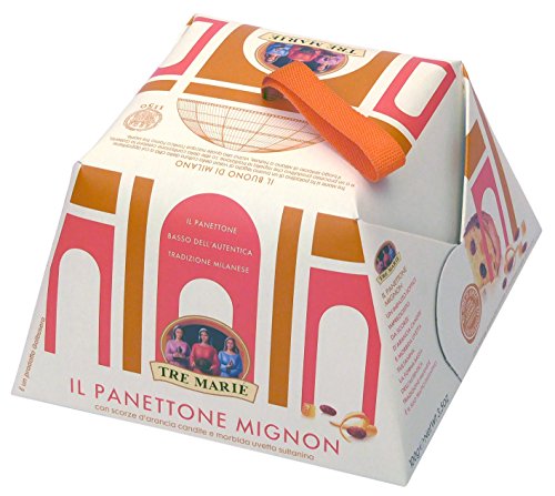 8004205030123 - TRE MARIE TRADITIONAL ITALIAN MINI PANETTONE CAKE MIGNON, 3.5 OUNCE (100 GRAM)
