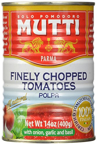 8005110000126 - MUTTI FINELY CHOPPED TOMATOES, POLPA WITH ONION, GARLIC AND BASIL, 1 POUND (PACK OF 12)