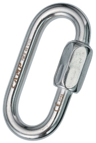 8005436033822 - CAMP USA OVAL QUICK LINK CARABINER STAINLESS 10MM