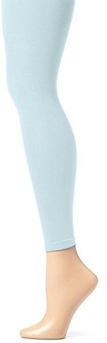 0800564283372 - BUTTERFLY HOSIERY GIRLS' KIDS CHILDERNS SOLID COLORED DANCE BALLET CUSTUME SEAMLESS OPAQUE FOOTLESS TIGHTS LEGGINGS STOCKING LIGHT BLUE 12-14