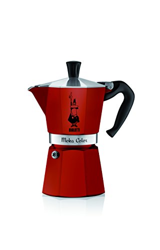 8006363001274 - BIALETTI 06905 6-CUP ESPRESSO COFFEE MAKER, RED
