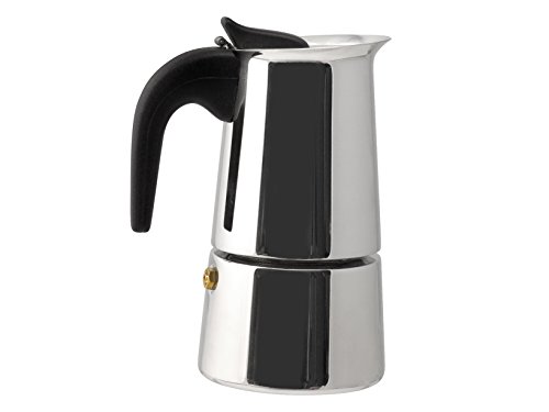 8006363617437 - BIALETTI 6956 MUSA STOVETOP ESPRESSO COFFEE POT, 6-CUP, STAINLESS STEEL
