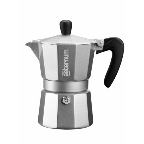 8006363999168 - BIALETTI AETERNUM: COFFEE MAKER ALLEGRA 6-CUPS IN SILVER