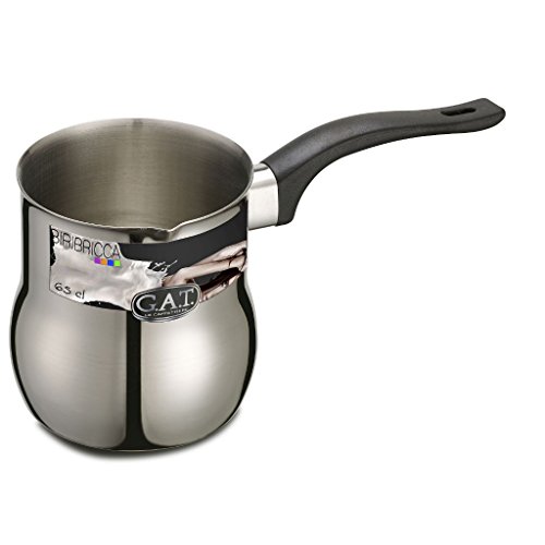 8007126002996 - GAT - TURKISH COFFEE POT - RELEASES PLEASANT AROMA WHILST MAKING COFFEE - STAINLESS STEEL - 4 CUPS