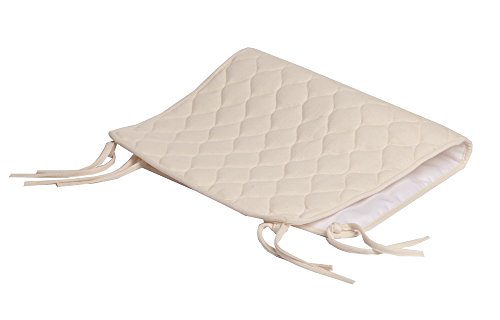 0080074829509 - AMERICAN BABY COMPANY ORGANIC COTTON QUILTED WATERPROOF SHEET SAVER, NATURAL