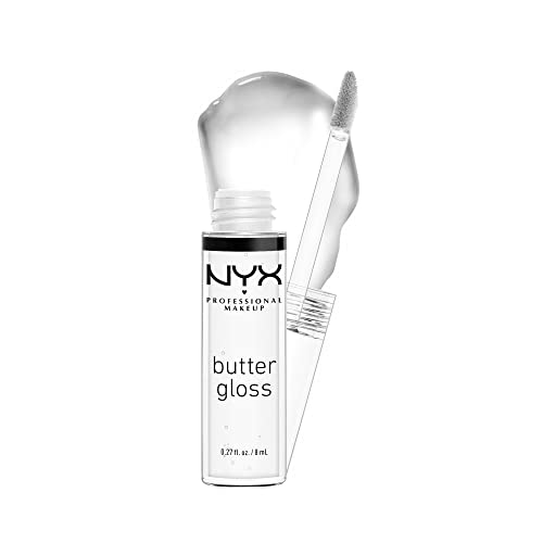 0800897226596 - NYX PROFESSIONAL MAKEUP BUTTER GLOSS, NON-STICKY LIP GLOSS - SUGAR GLASS (CLEAR)