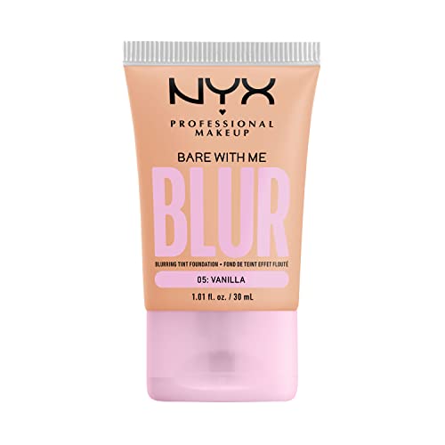 0800897234317 - NYX PROFESSIONAL MAKEUP BARE WITH ME BLUR SKIN TINT FOUNDATION MAKE UP WITH MATCHA, GLYCERIN & NIACINAMIDE - VANILLA