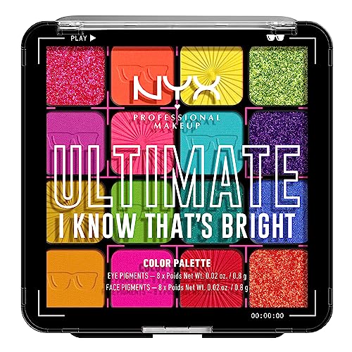 0800897245481 - NYX PROFESSIONAL MAKEUP, ULTIMATE SHADOW PALETTE, EYESHADOW PALETTE - I KNOW THATS BRIGHT