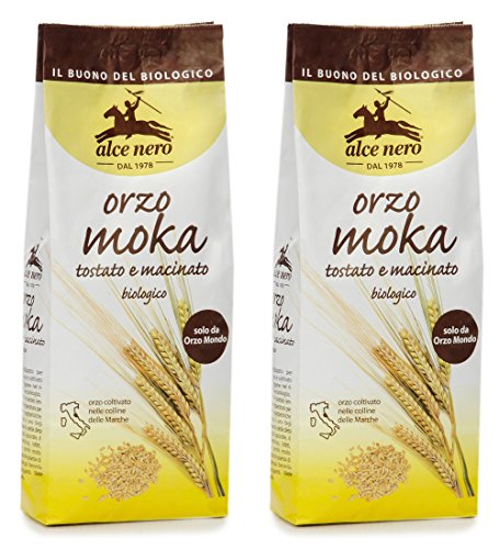8009004800137 - ALCE NERO: ORZO MOKA ORGANIC BARLEY * 17.6 OUNCE (500GR) PACKAGES (PACK OF 2) *