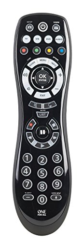 0801038847243 - ONE FOR ALL OARUSB04G FOUR DEVICE UNIVERSAL REMOTE WITH SMART CONTROL FOR EASY PROGRAMMING