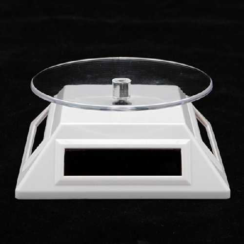 0801191399931 - NEW SOLAR ROTATING DISPLAY STAND TURN TABLE PLATE