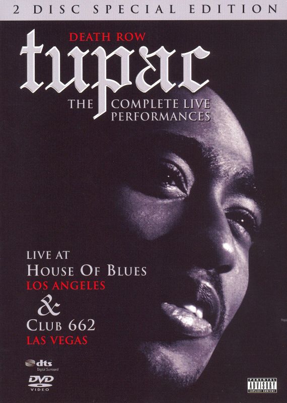 0801213018291 - TUPAC: THE COMPLETE LIVE PERFORMANCES (2-DISC SPECIAL EDITION)