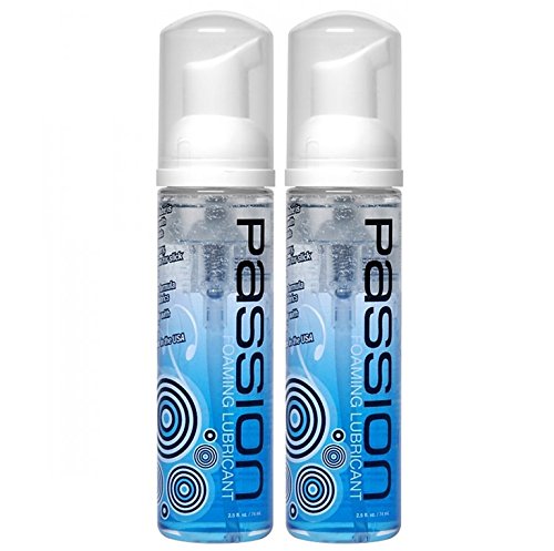0801253823954 - PASSION SPECIALTY FORMULAS NATURAL WATER BASED FOAMING LUBRICANT : SIZE 2.5 FL. OZ. (PACK OF 2)