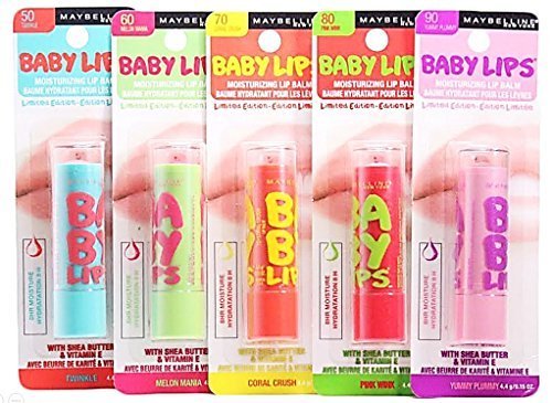 0801279064485 - MAYBELLINE BABY LIPS BALM LIMITED EDITION SET OF 5
