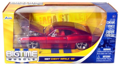 0801310962862 - 1967 CHEVY IMPALA SS HARDTOP 1:24 SCALE (SILVER)